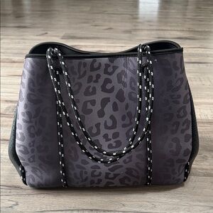 Leopard Print neoprene bag